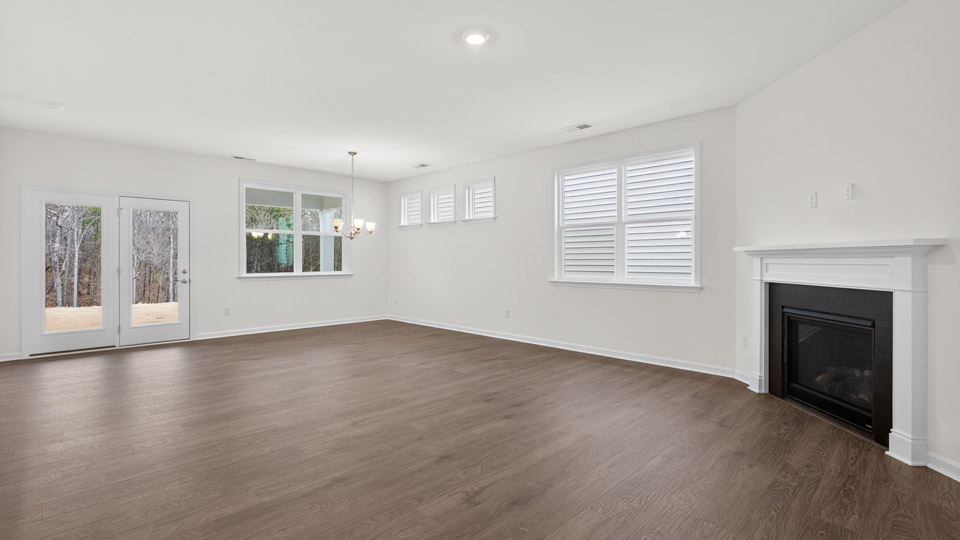 Open concept living room