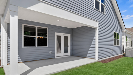 back of clifton with covered back patio