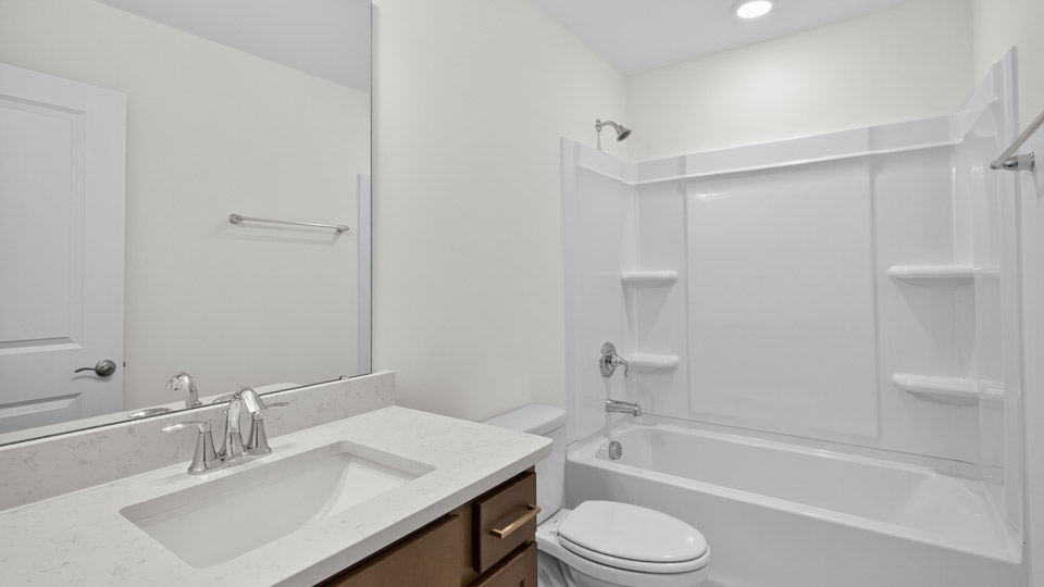 Bathroom with quartz counters