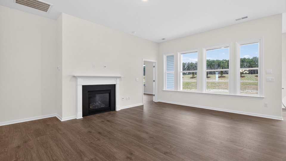 Open-concept living room