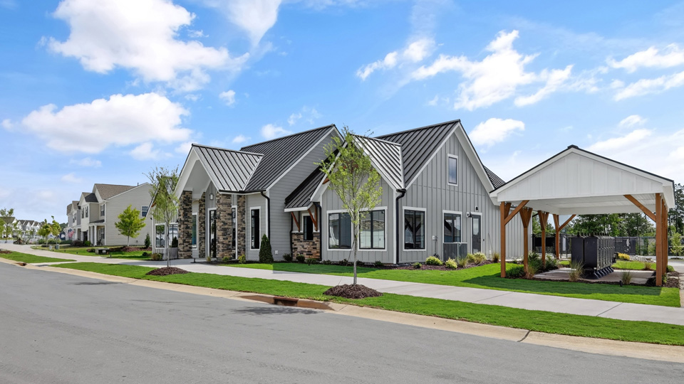 community clubhouse exterior