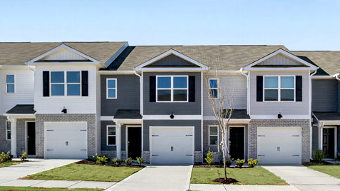 front exterior with 1 car garage