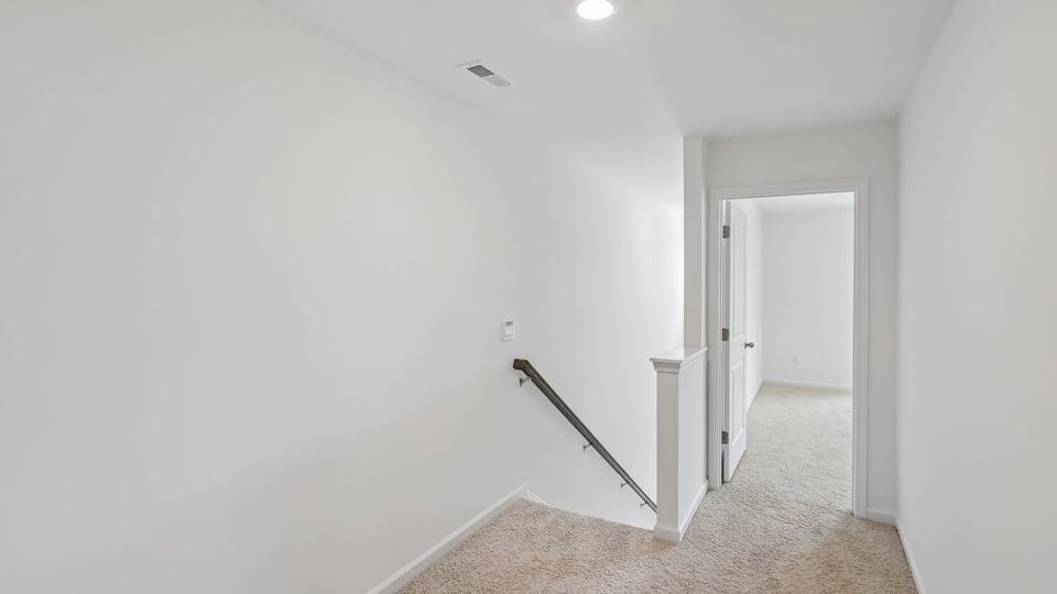 top of stairs
