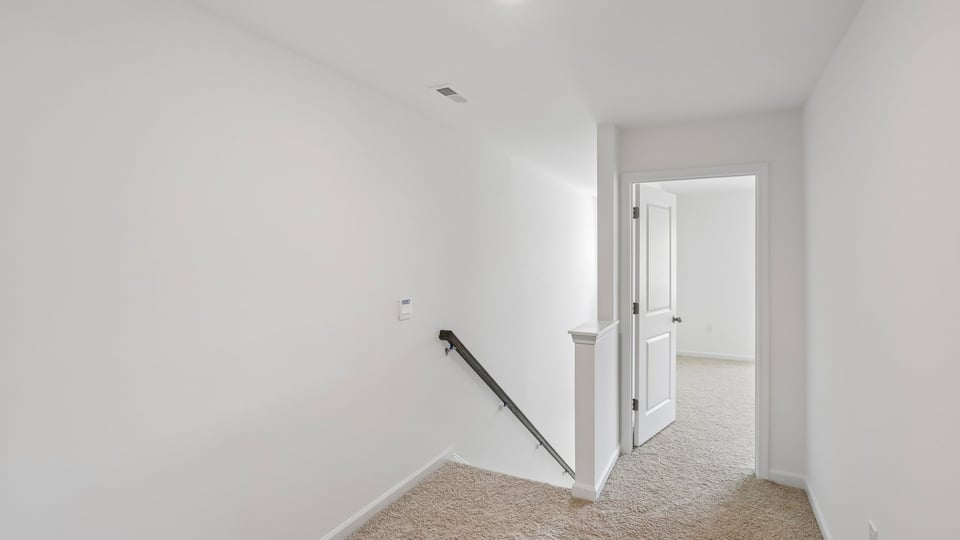 top of stairs