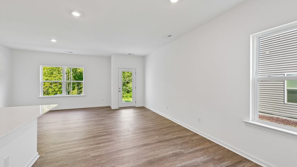 open dining area