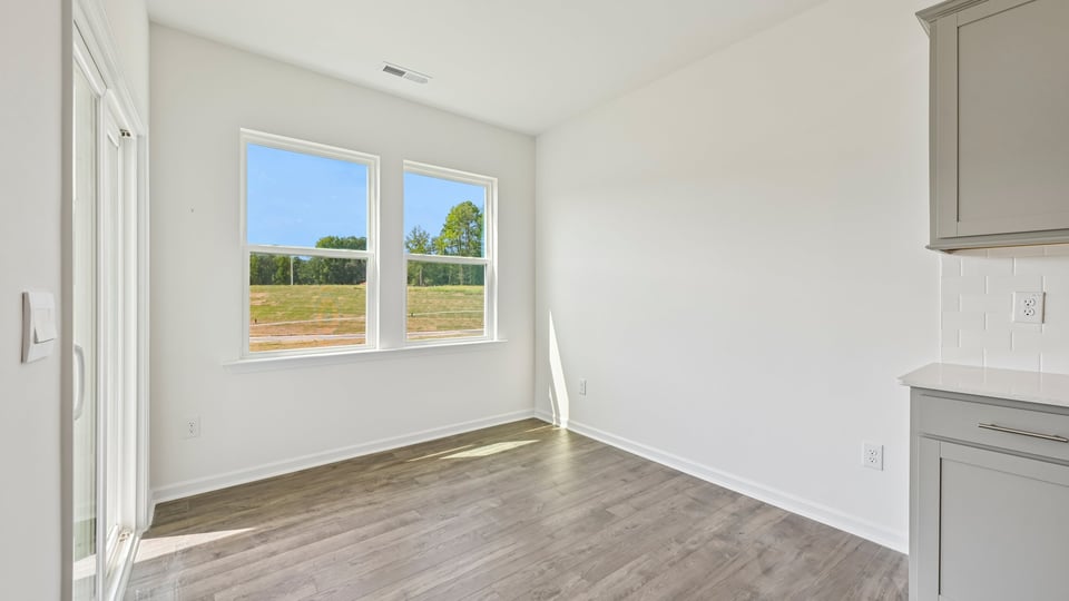 dining area with sliding glass doors to patio