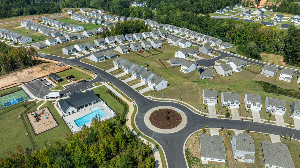 laurel oaks overall community aerial photo