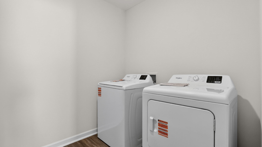 laundry room with wire shelving