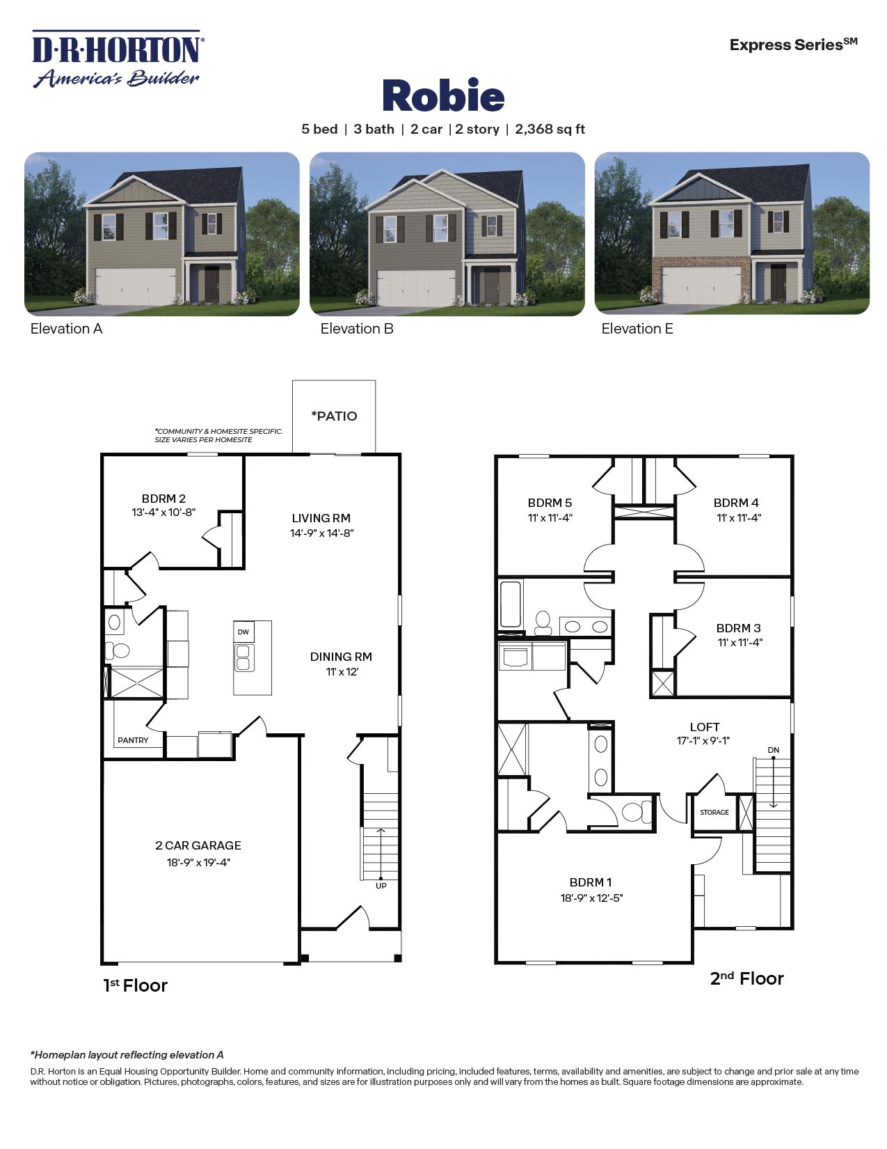 robie floor plan