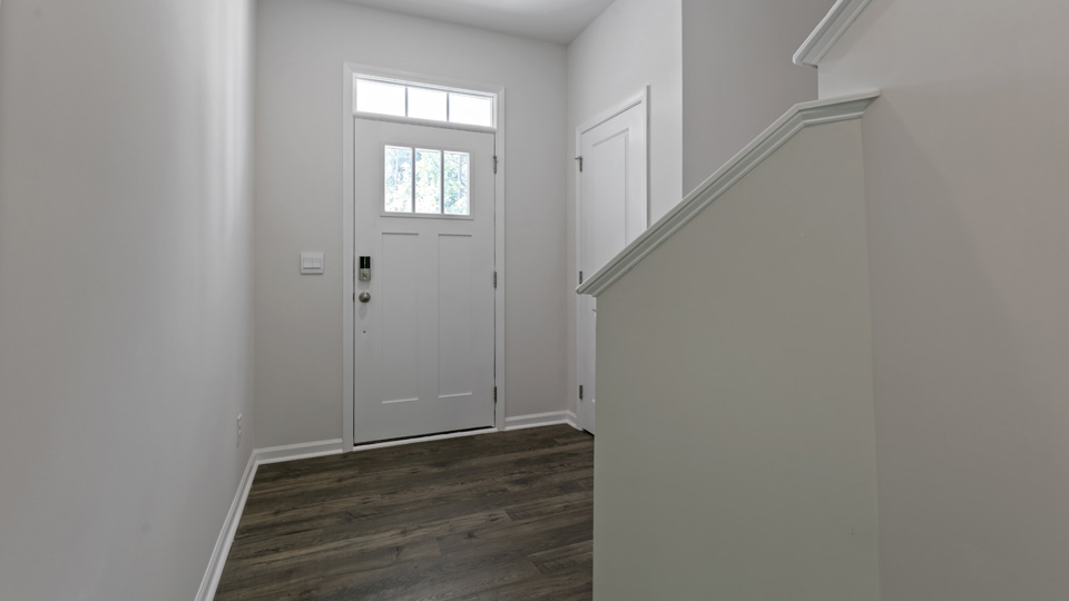 Entryway with revwood flooring