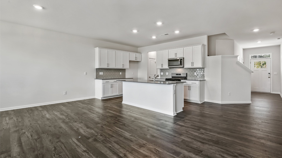 Open-concept living room