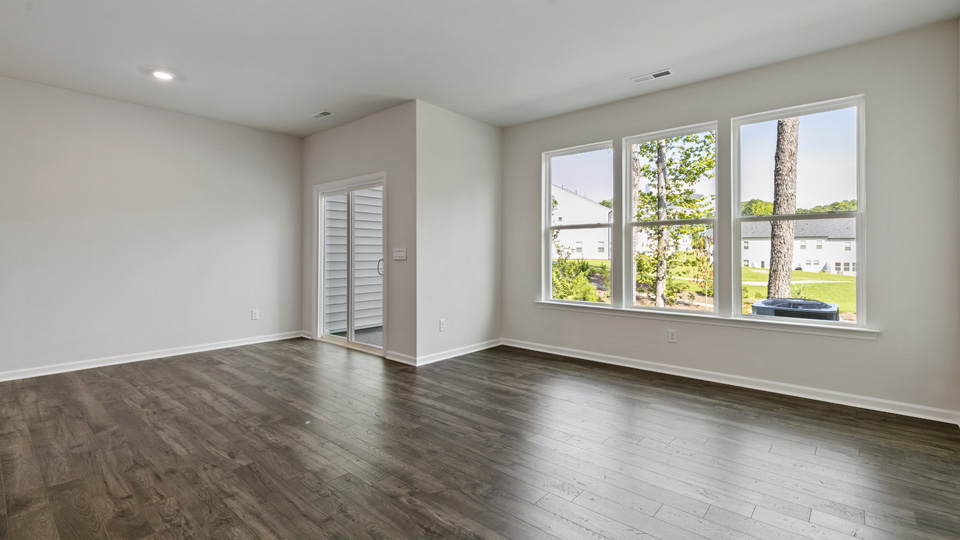 Open-concept living area