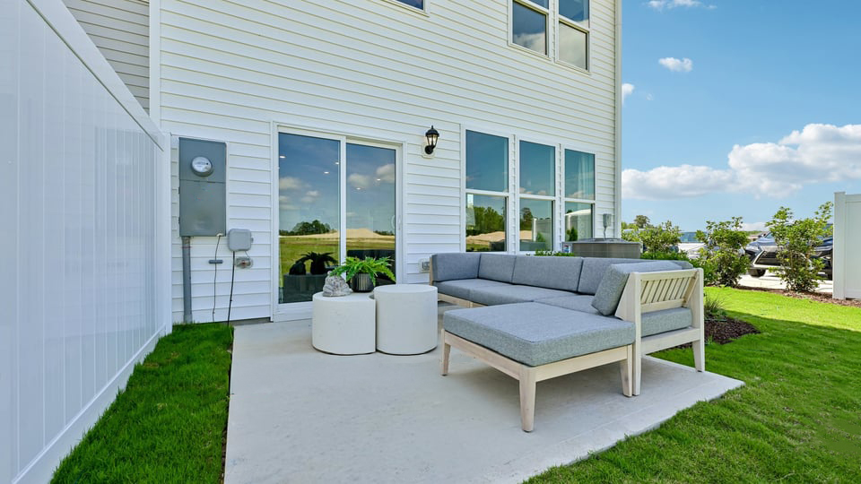 concrete back patio
