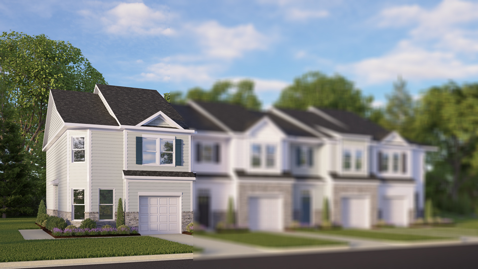 Carson floorplan, B elevation