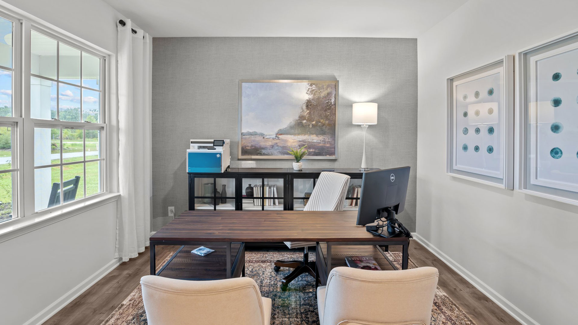 study with french doors