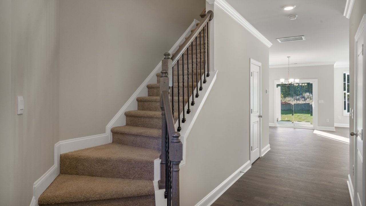 Foyer area with staircase
