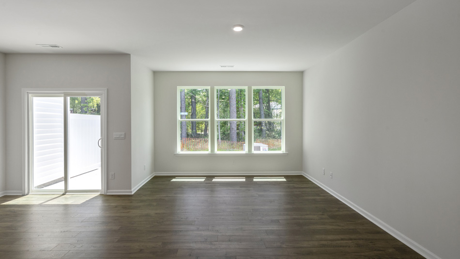 Open-concept dining area