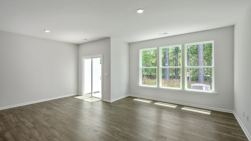 Open-concept dining area