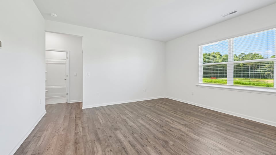 living room with sliding glass doors to patio