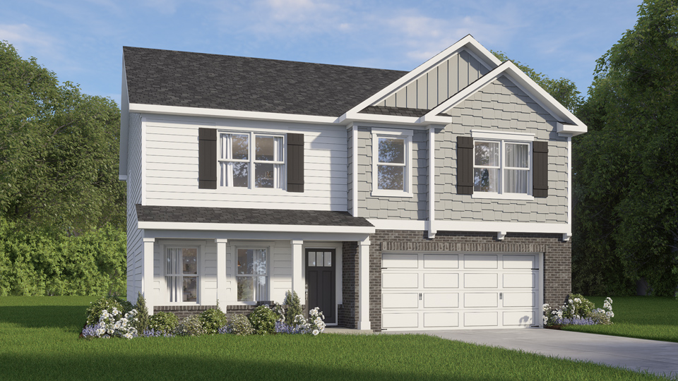 Hanover Elevation B Rendering
