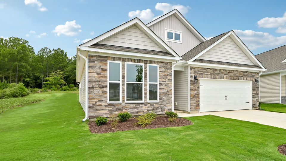front exterior Bristol with 2 car garage