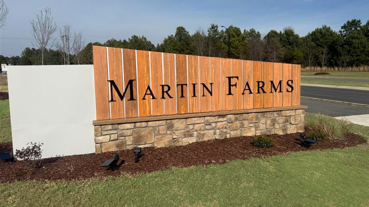 Martin Farms Entrance Monument