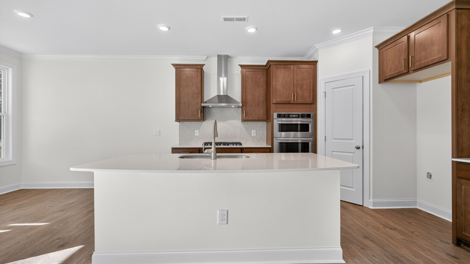 kitchen with quartz countertops