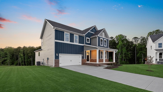 hartwell c exterior at twilight