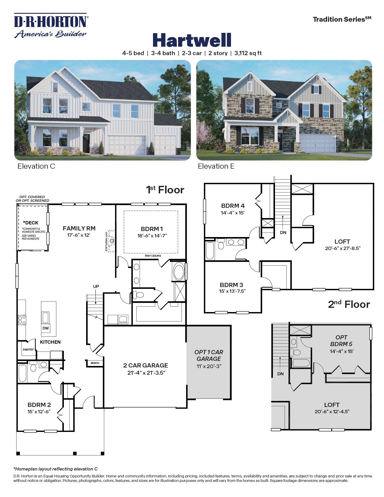 hartwell 3 car option floor plan