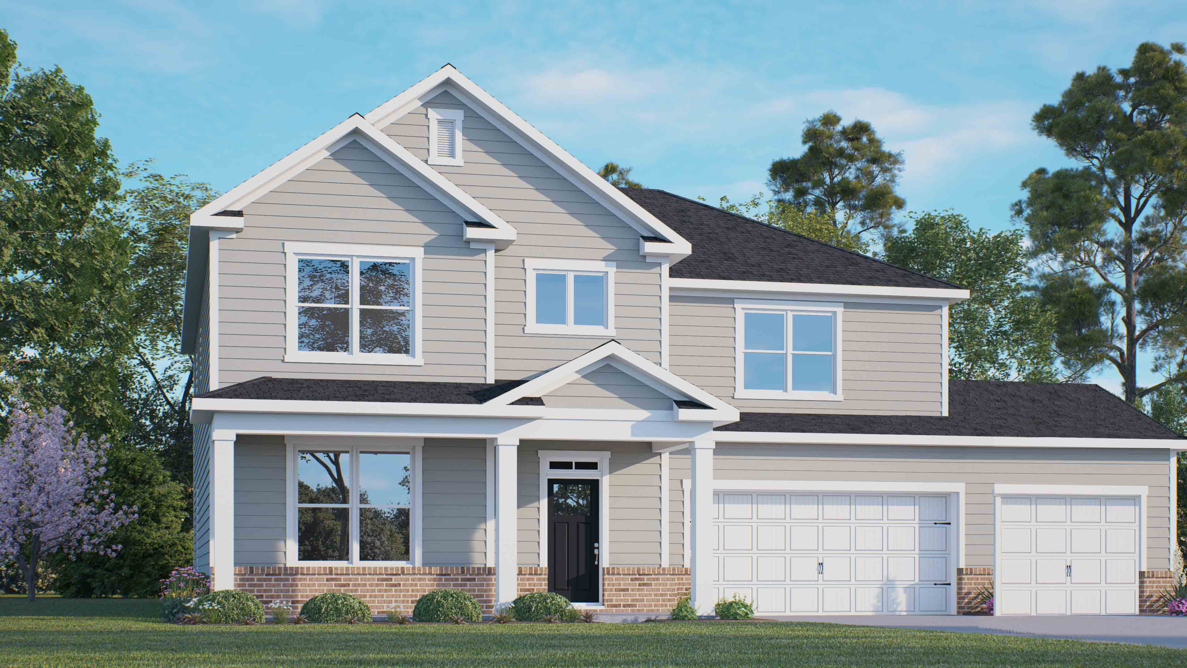 jordan b 3 car garage rendering