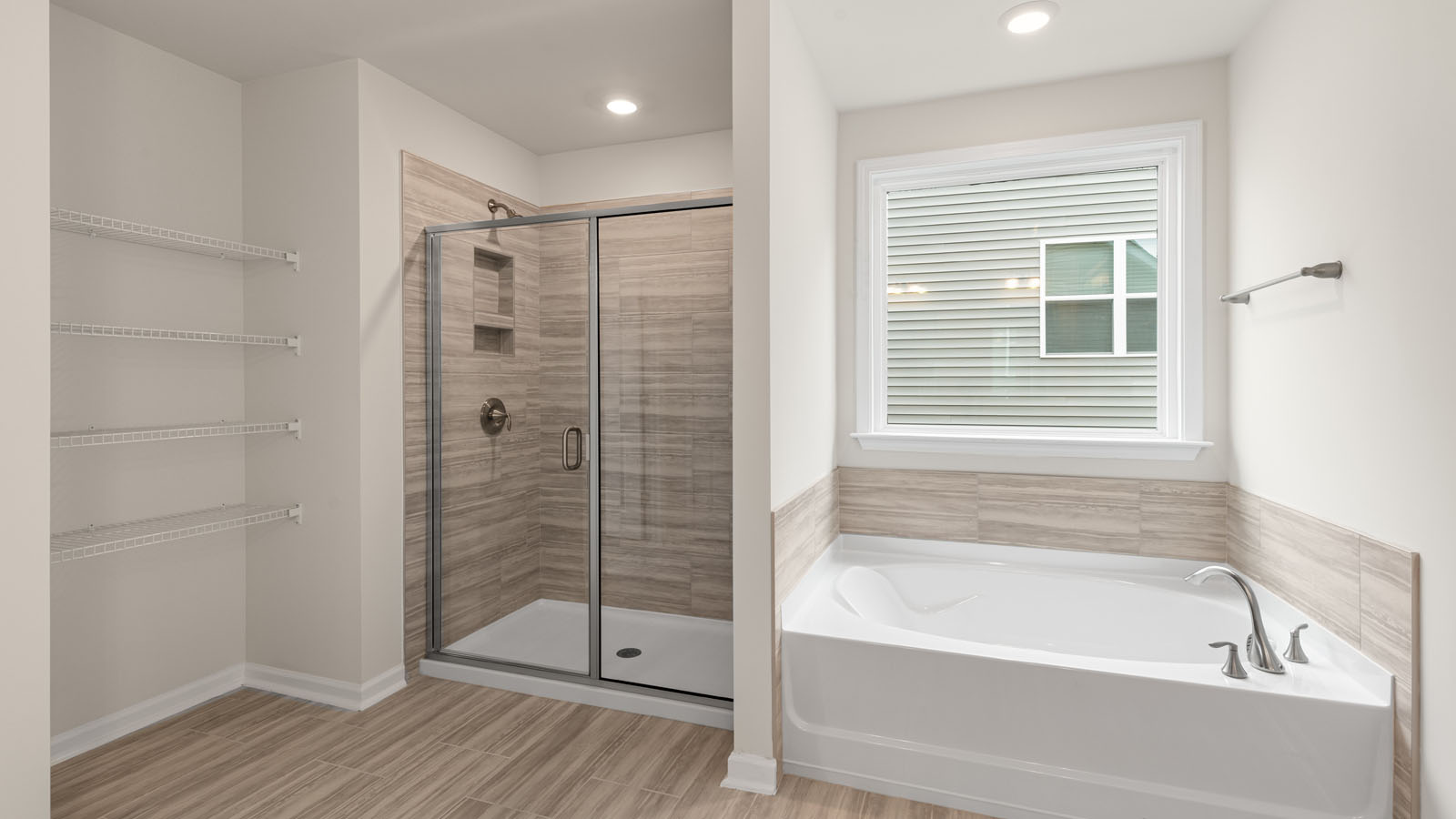 Bathroom with quartz countertops