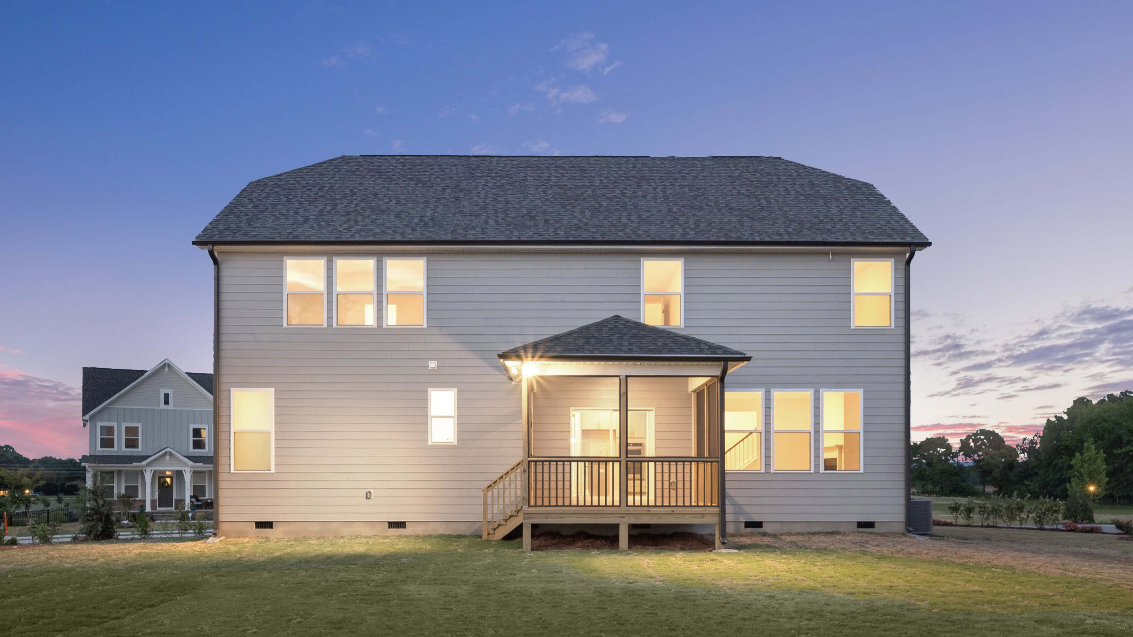 norman c twilight exterior back of home