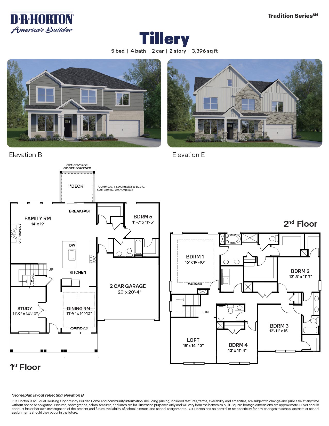 tillery floor plan