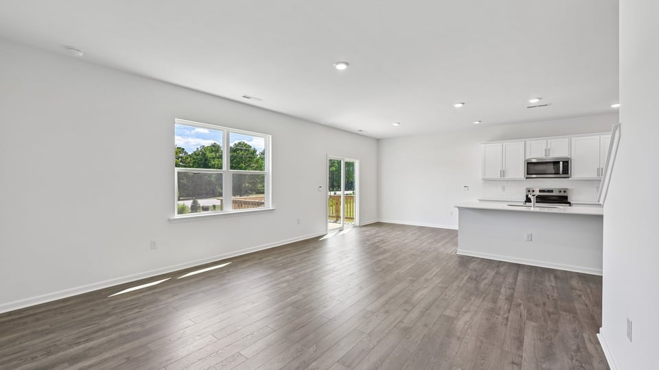 open concept living area
