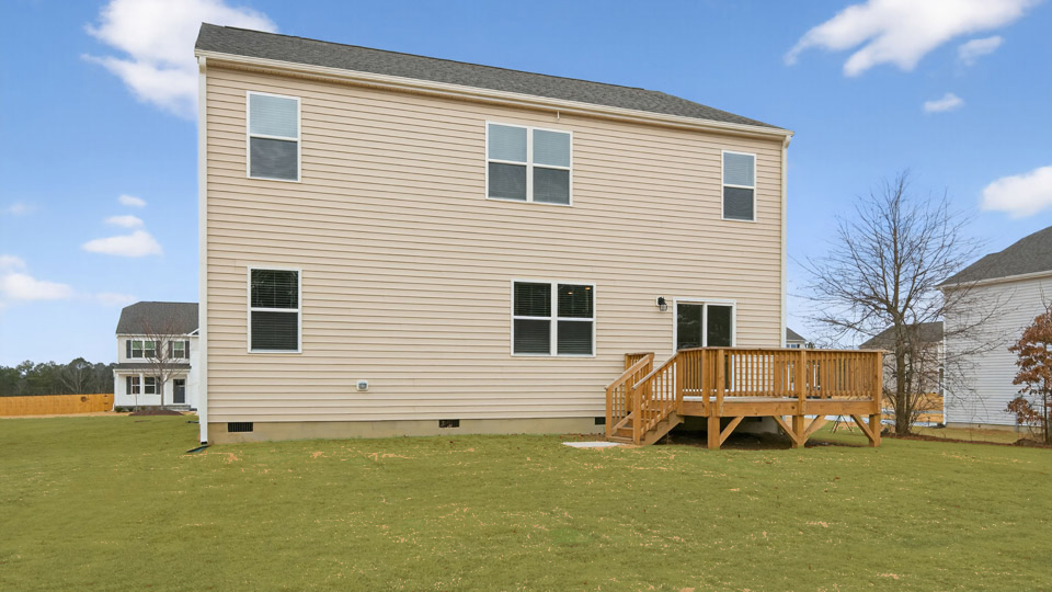 back of hayden with uncovered back deck