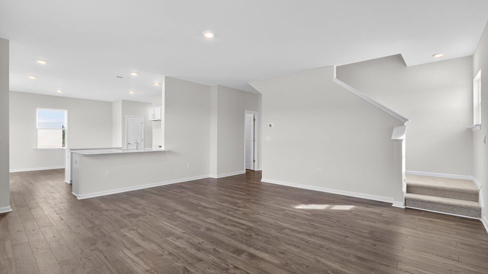 LIVING ROOM/STAIRWELL