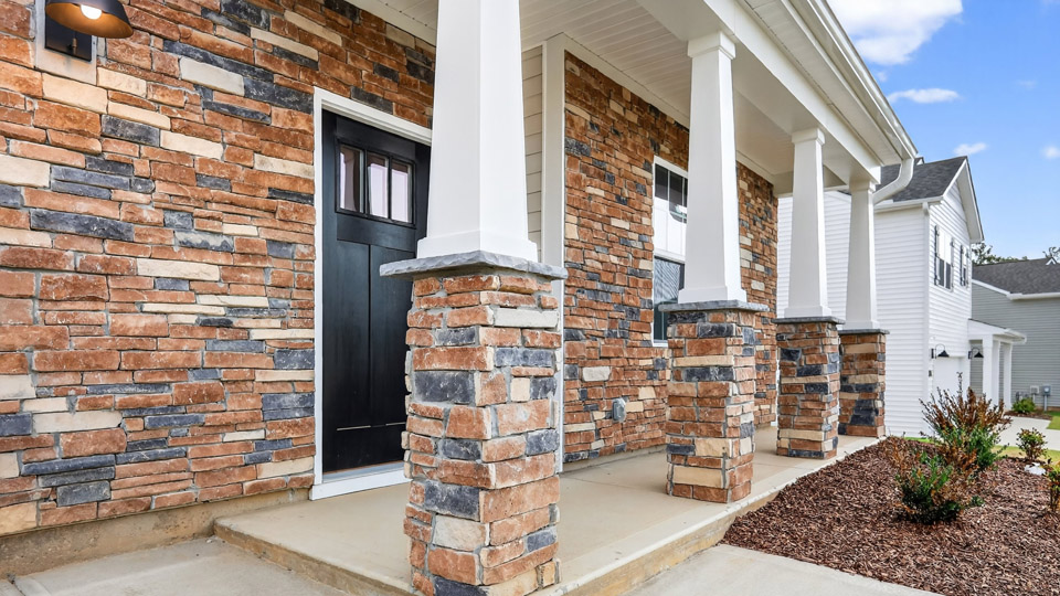Exterior front door entry