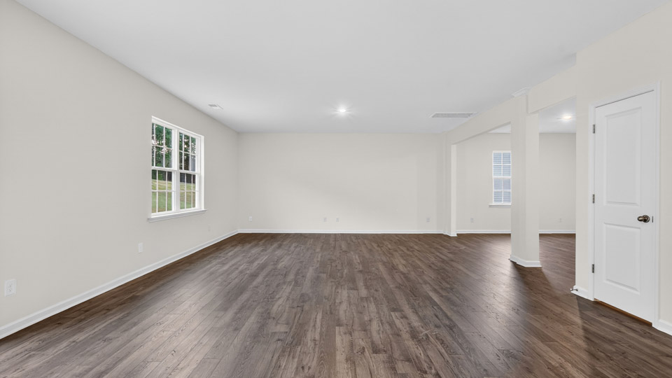 Open-concept living room