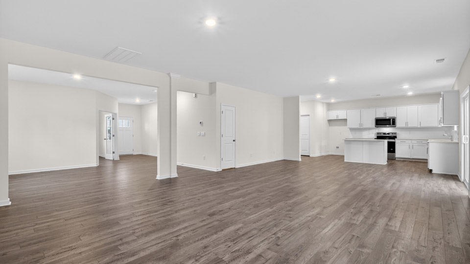 Open-concept living room