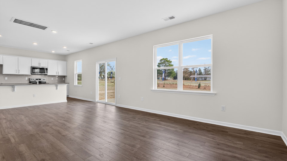 Open-concept living room