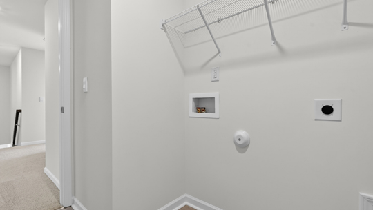 laundry room with washer and dryer hookups