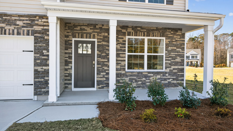 front exterior Hayden K with 2 car garage