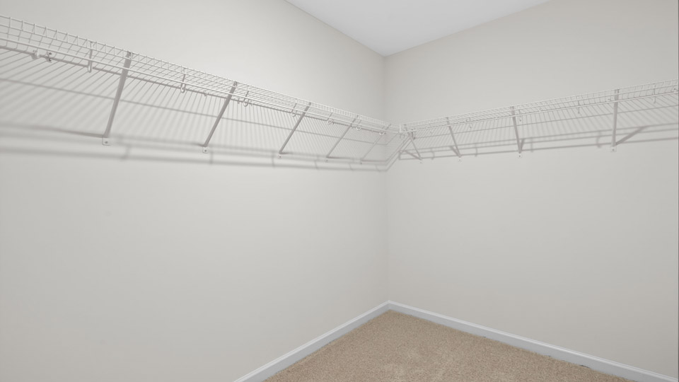 Primary walk in closet