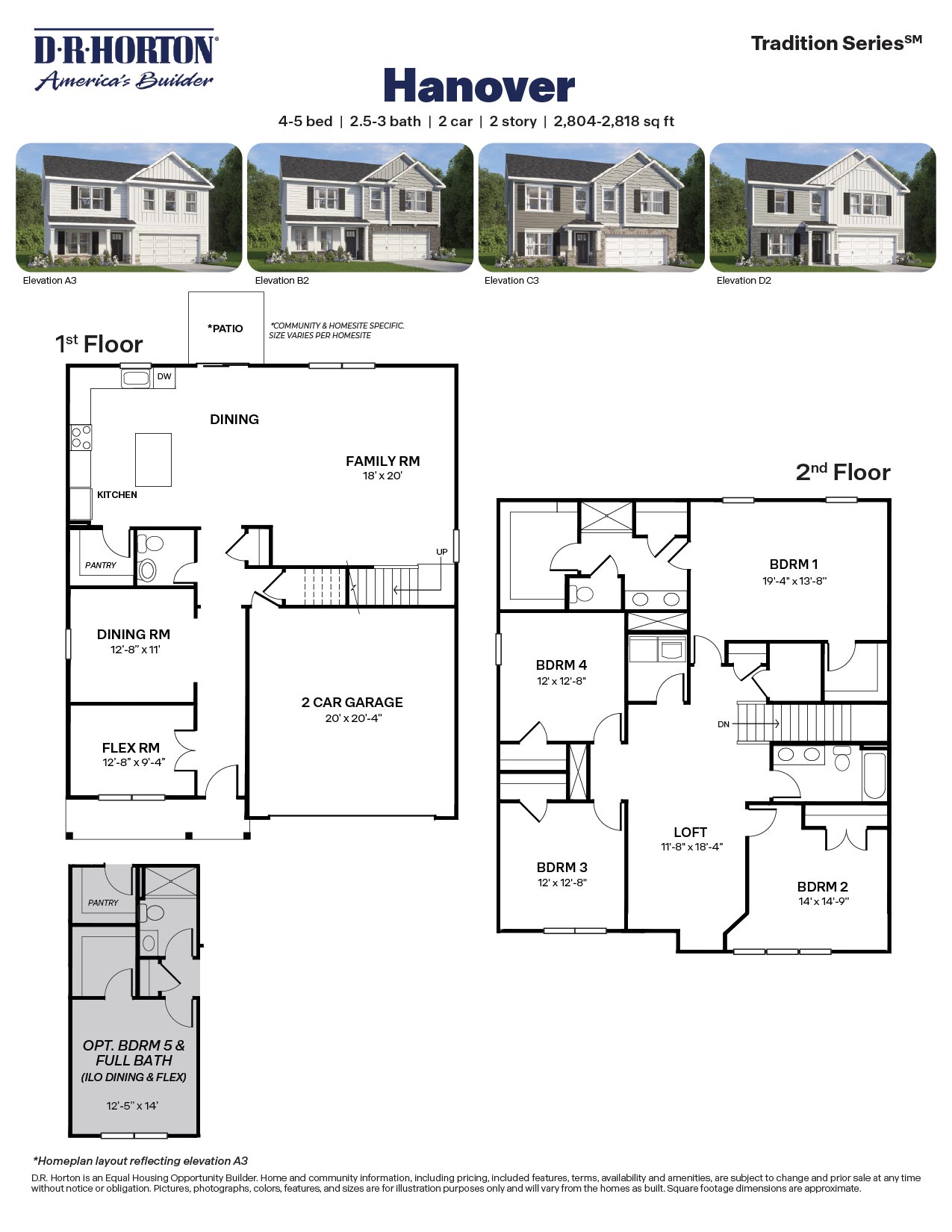 Hanover floorplan