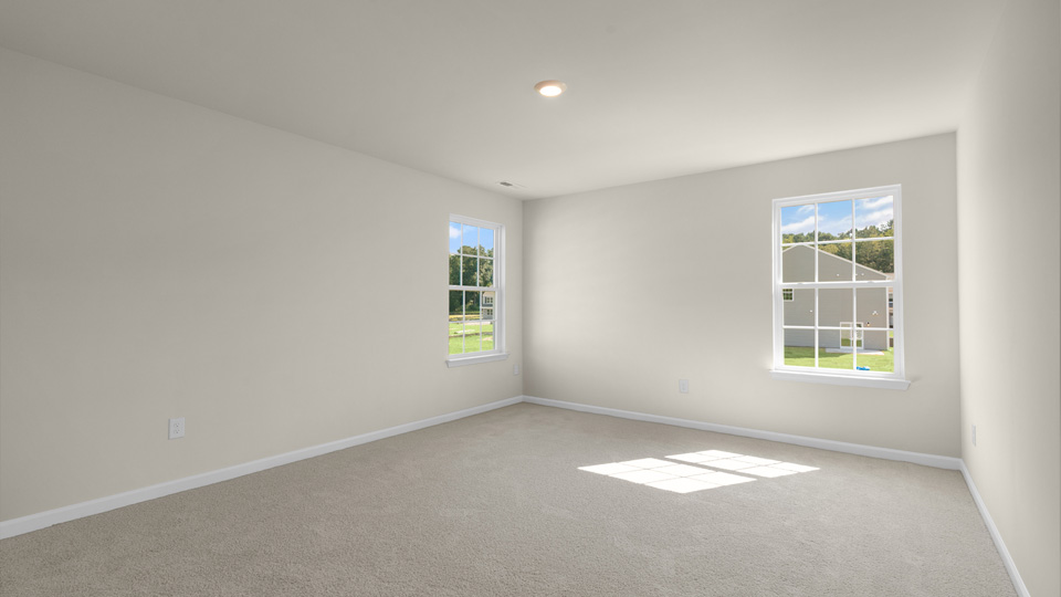 additional bedroom with window, carpeting, closet