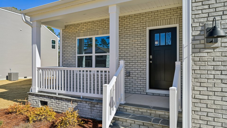 front door exterior with porch