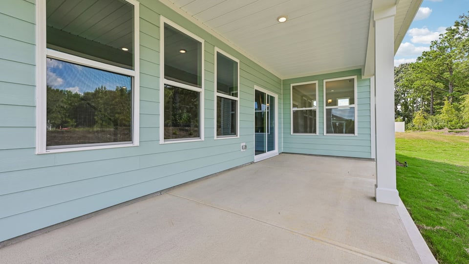 back covered concrete patio