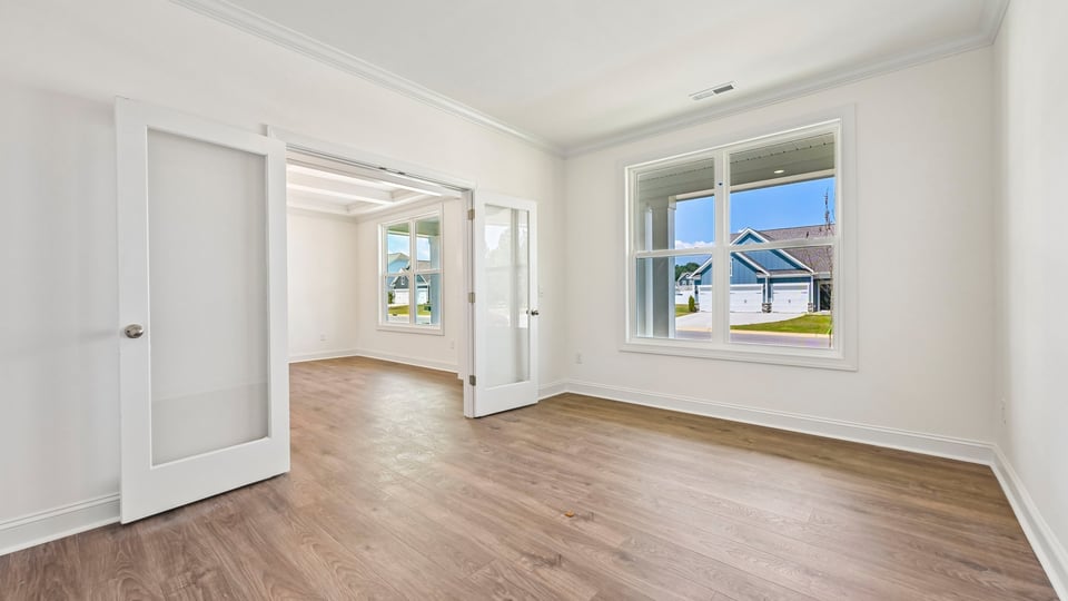 study with french doors
