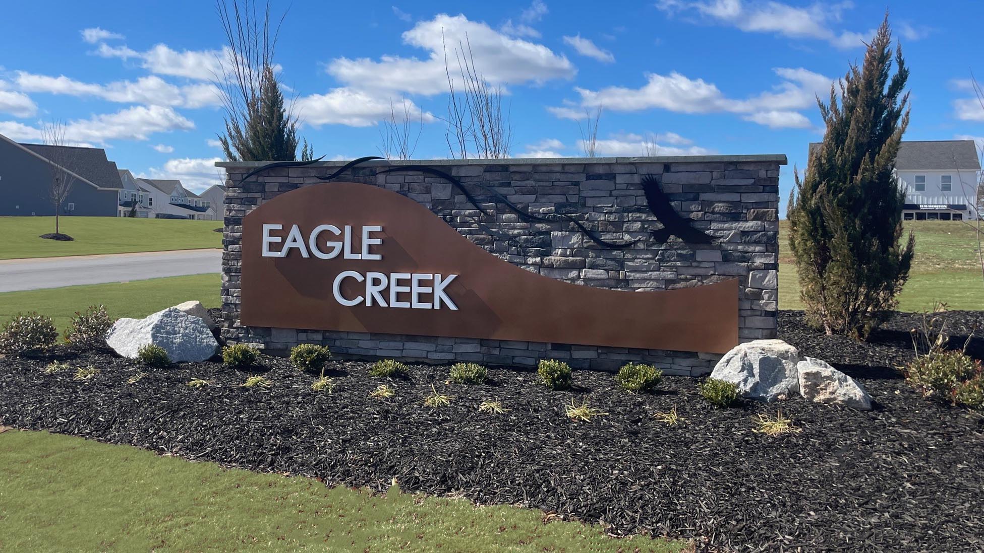 Eagle Creek Entrance Monument