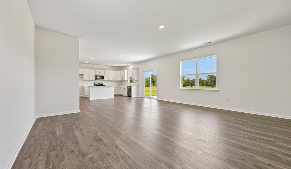 FAMILY ROOM AND DINING AREA